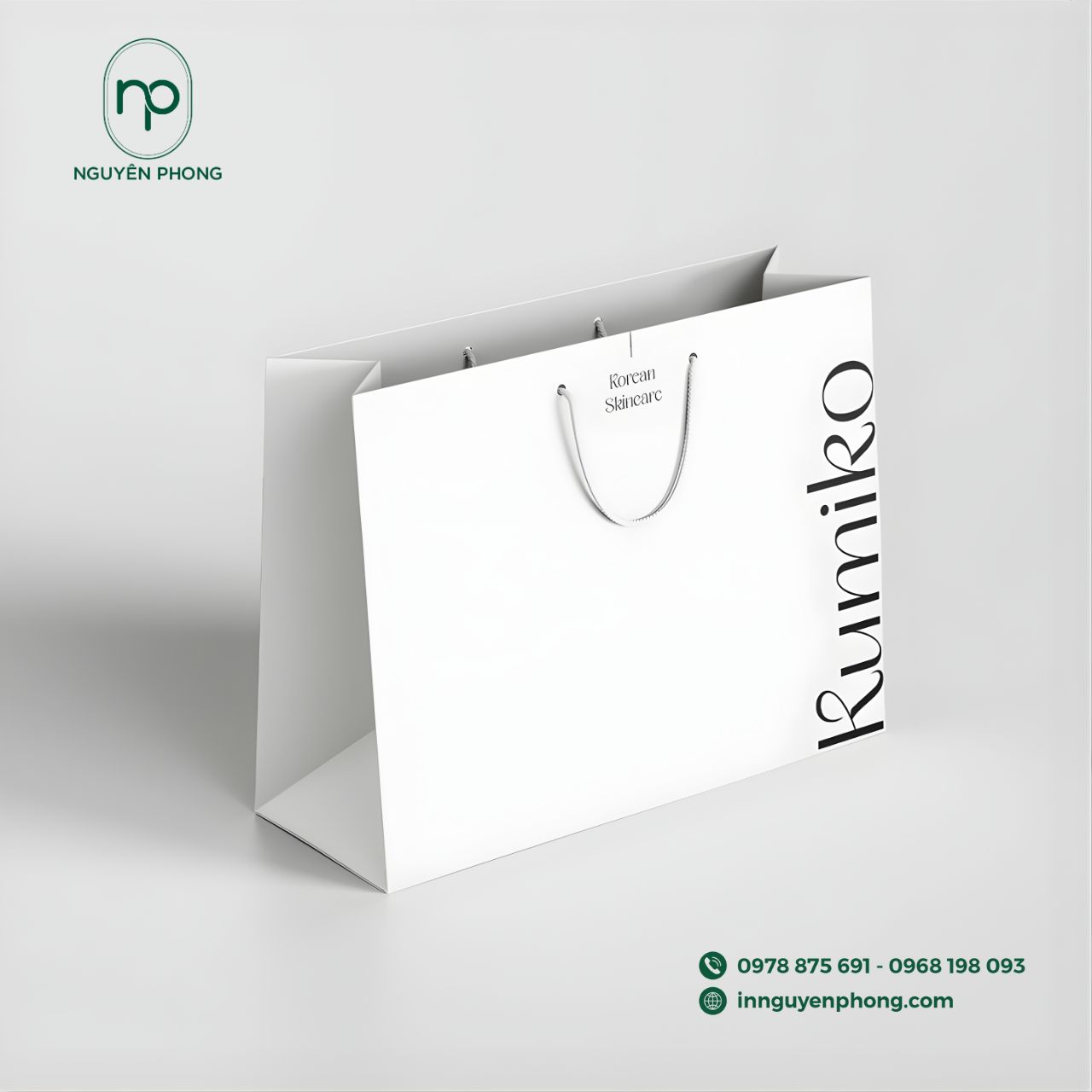 Mẫu túi giấy dành cho công ty du học, giáo dục